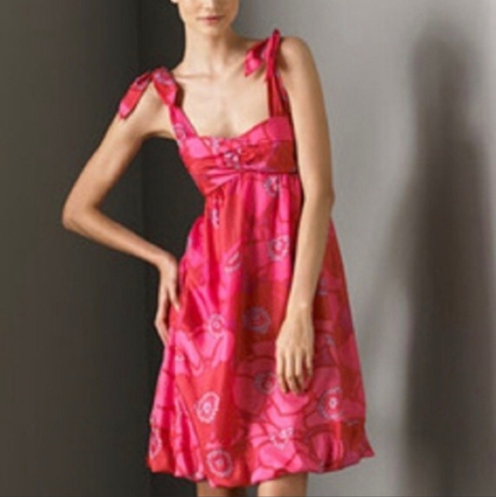 Marc Jacobs silk dress bubble hem